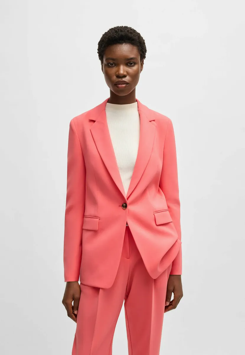 JOCALUAH - Kurzmantel - dark pink eight