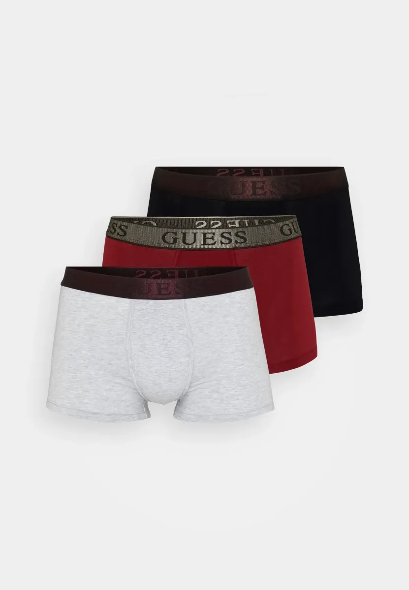JOE TRUNK 3 PACK - Boxer Briefs - black/red/grey