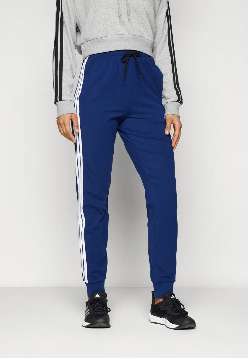 JOGGER - Jogginghose - dark blue/white