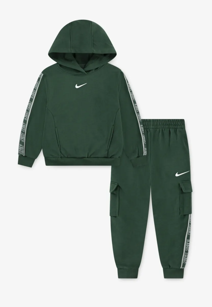 JOGGER TAPING UNISEX SET - Kapuzenpullover - fir
