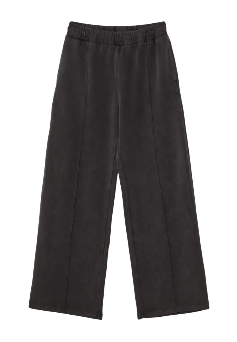 JOGGERS WITH INTERLOCK DETAIL - Jogginghose - dark grey