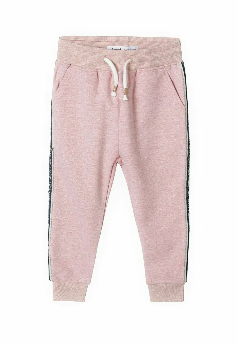 JOGGERS WITH SIDE TAPE - Jogginghose - pink