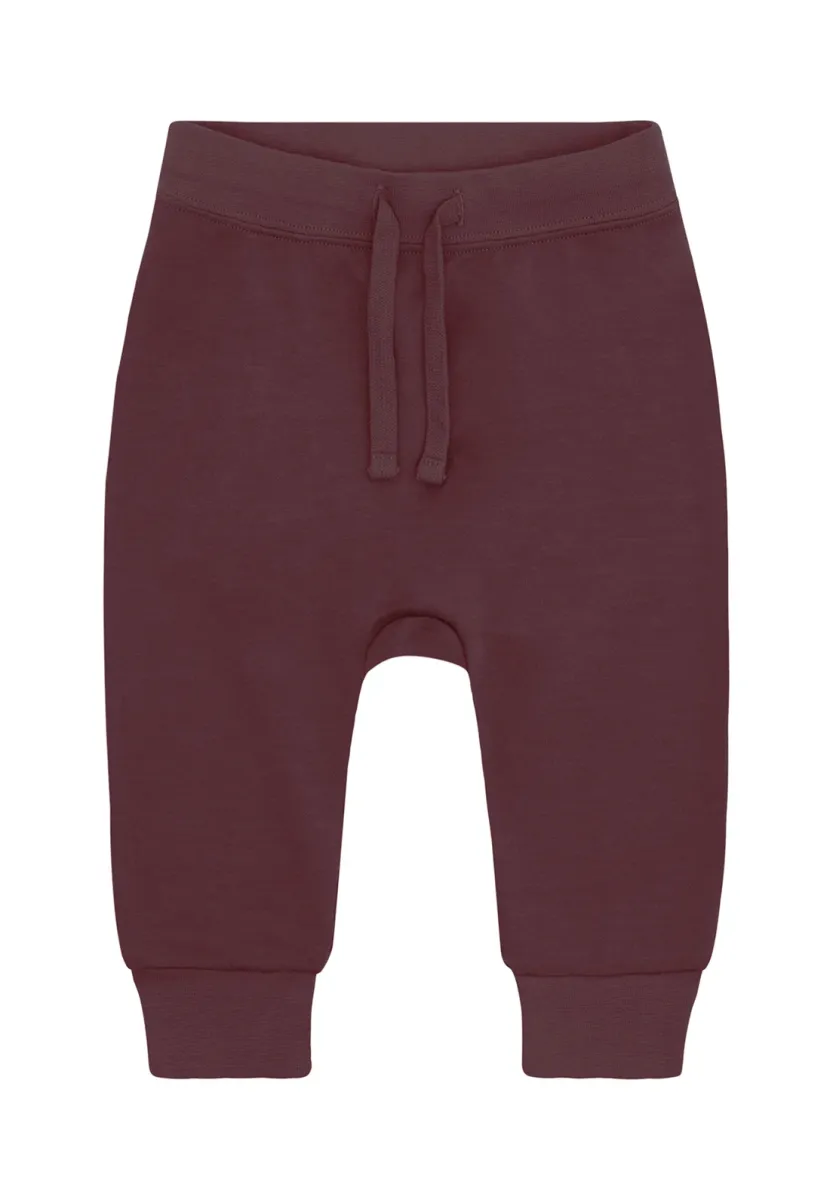 JOGGING GABY - Stoffhose - bordeaux
