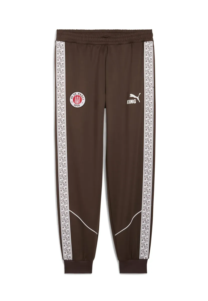 Jogginghose - espresso brown white