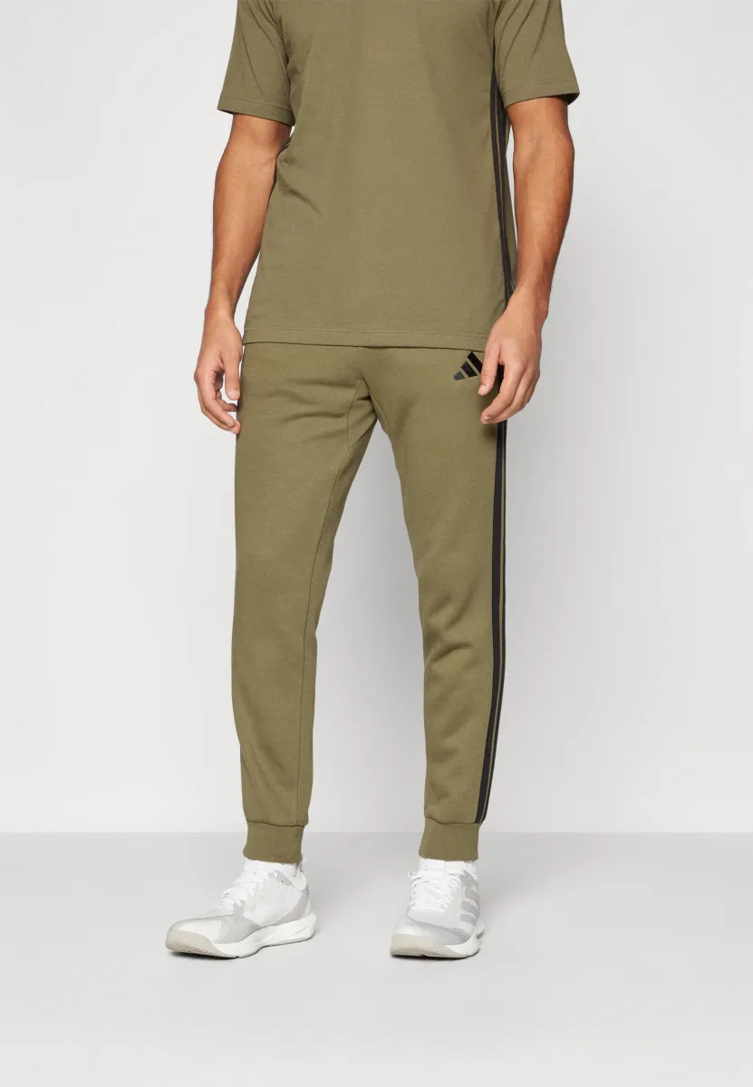 Jogginghose - olive strata/black