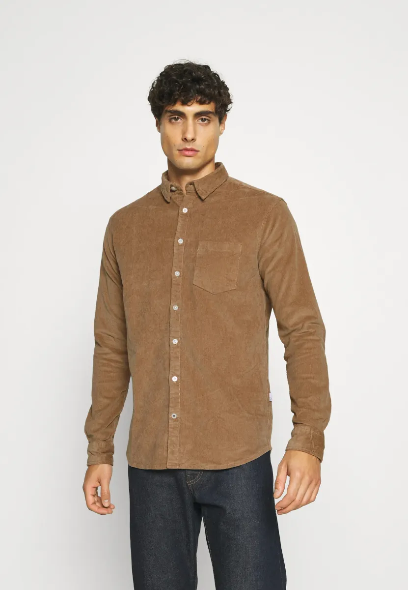 JOHAN CORDUROY SHIRT - Hemd - brown
