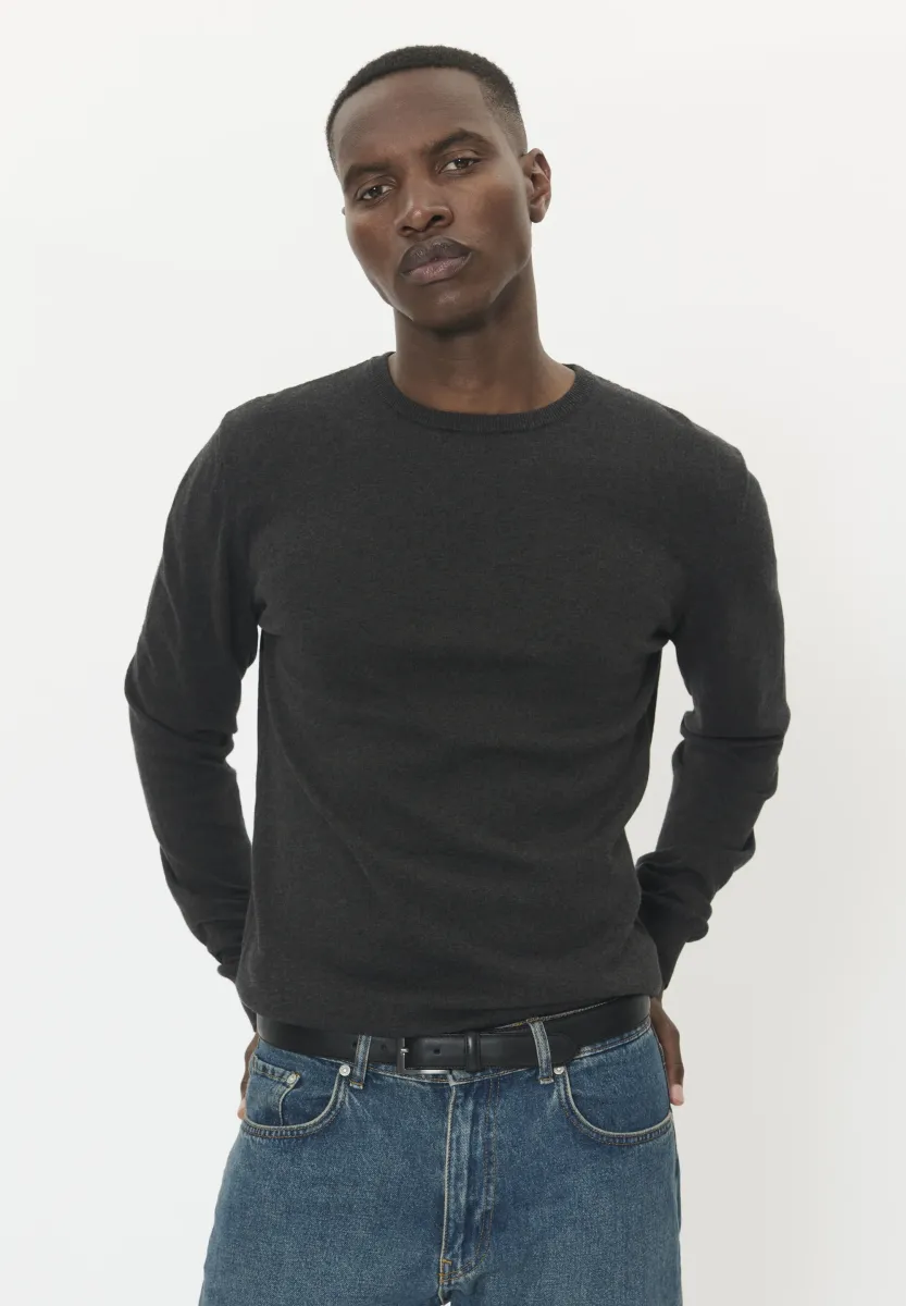 JONES - Strickpullover - dark grey melange