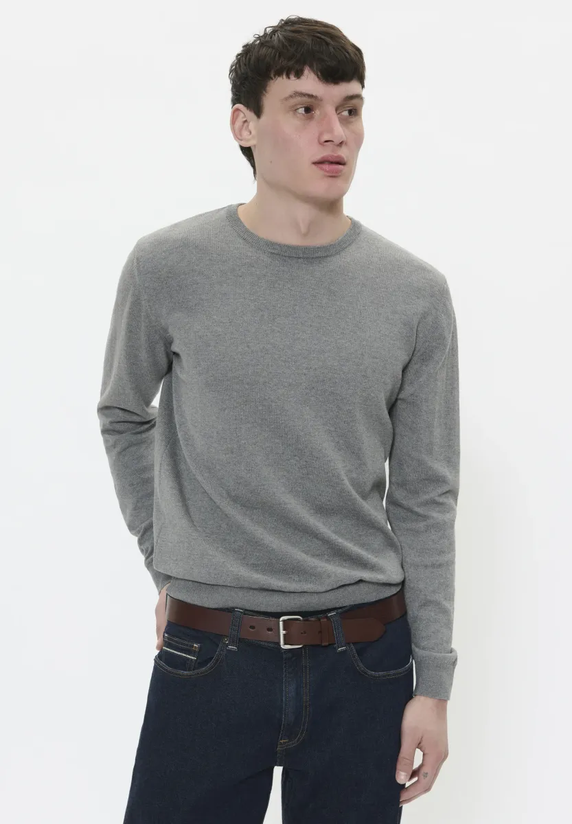 JONES - Strickpullover - medium grey melange
