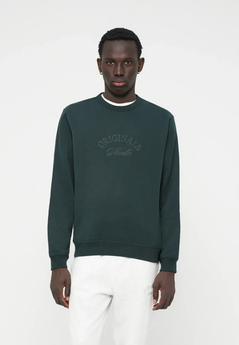 JORBLEECKER BRANDING CREW - Sweatshirt - forest river