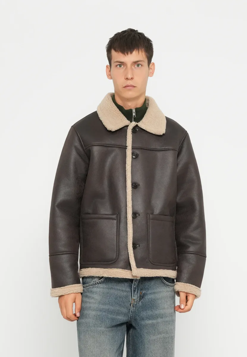 JORCAMBRIDGE RANCHER JACKET - Kunstlederjacke - argan oil