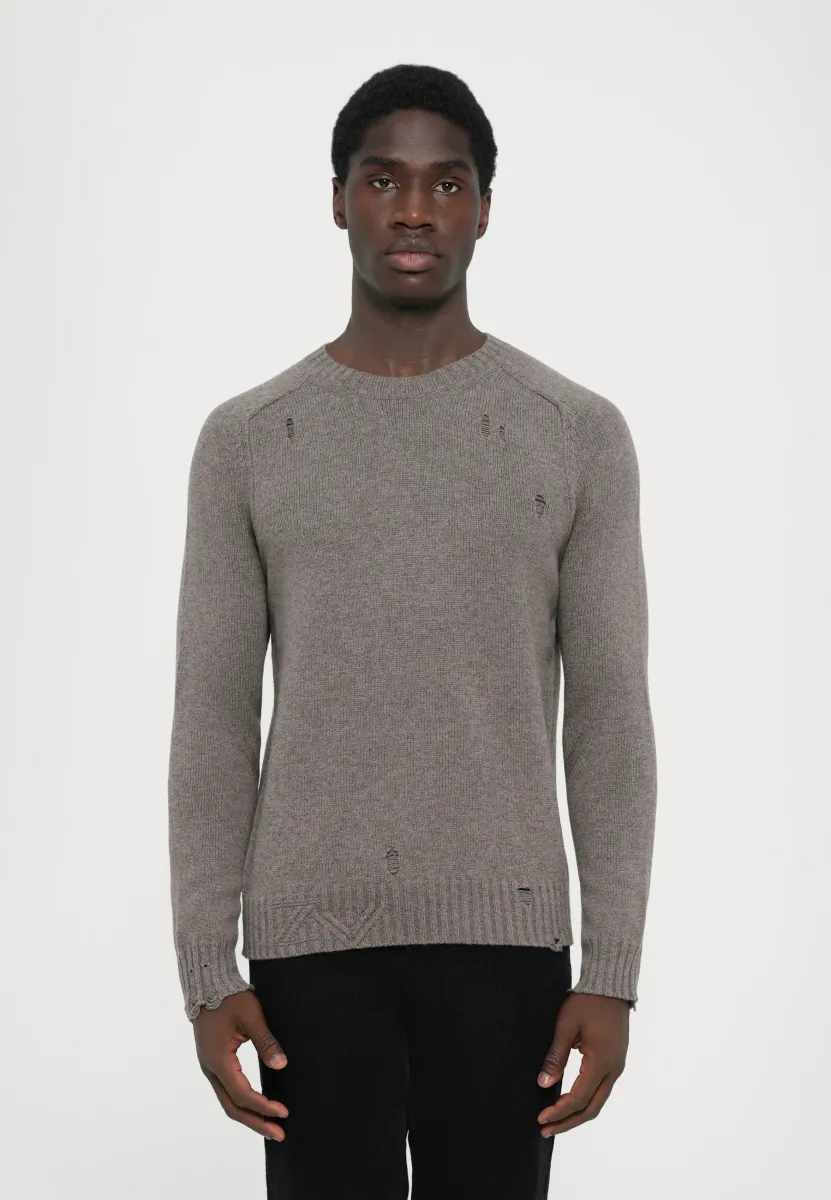 JORDAN DESTROY - Strickpullover - taupe