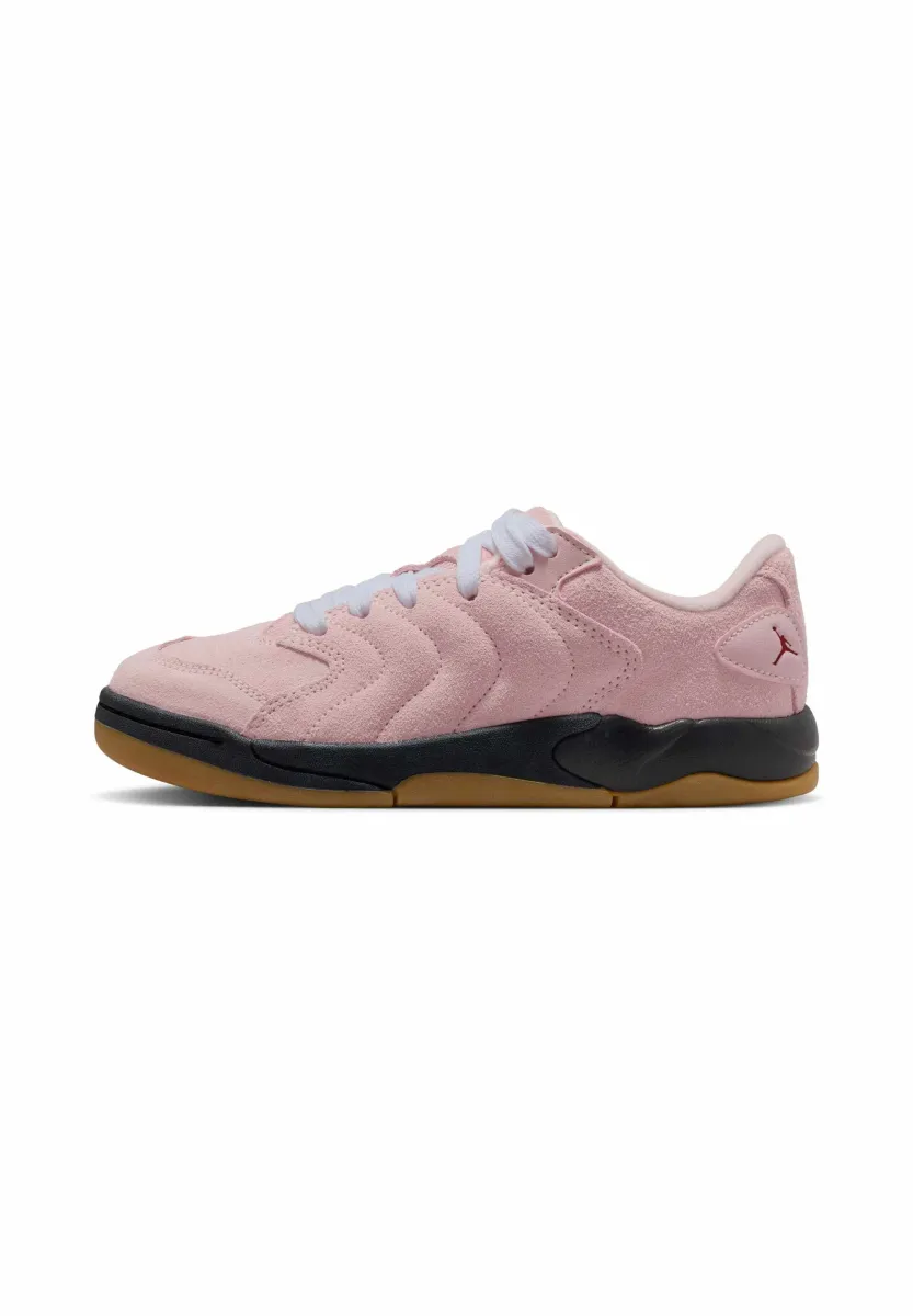 JORDAN SESSION BG UNISEX - Sneaker low - atmosphere/varsity red-black-gum lt brown-mtlc silver