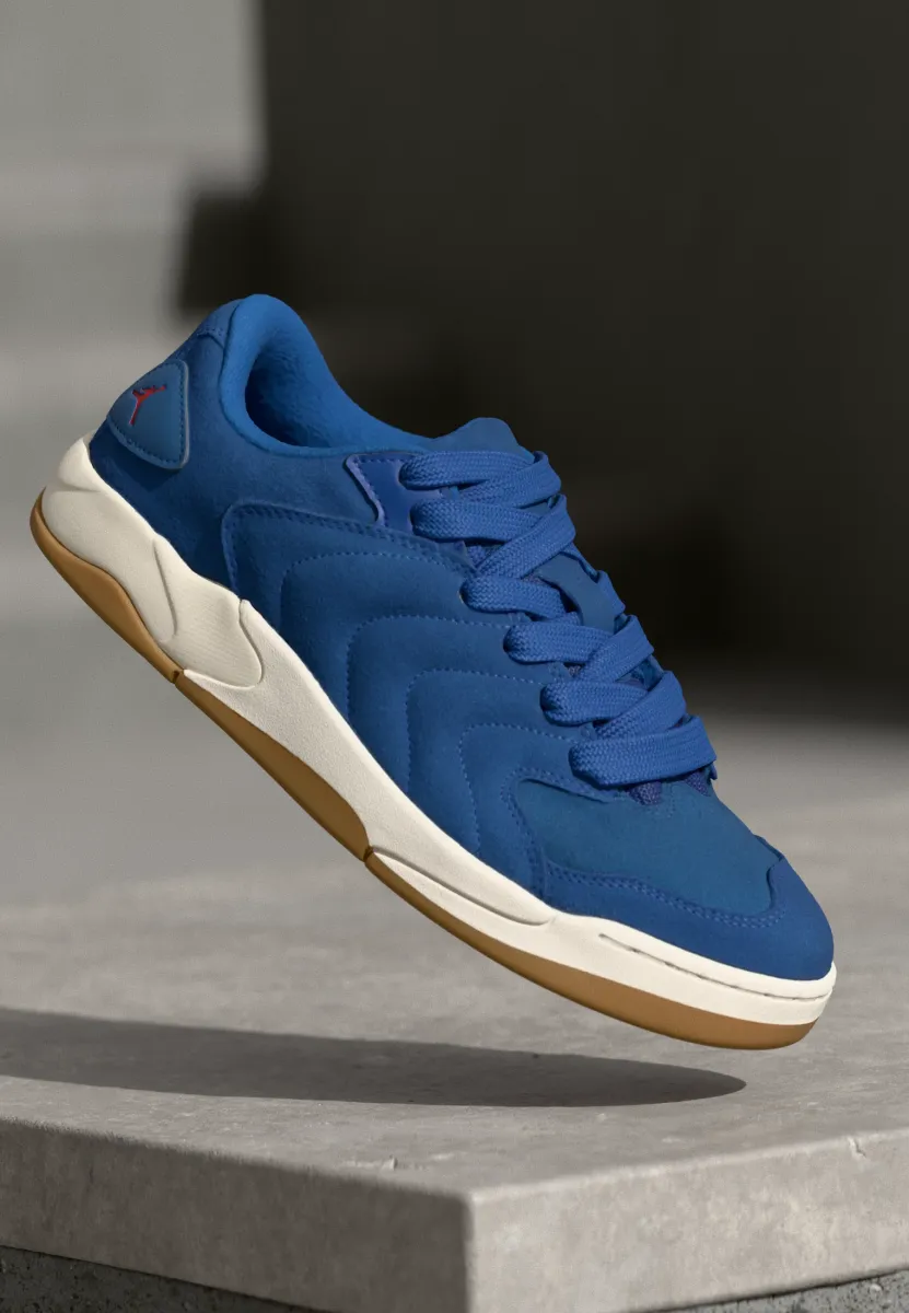 JORDAN SESSION - Sneaker low - stormblue/varsity red/french blue/pale ivory/light brown/white