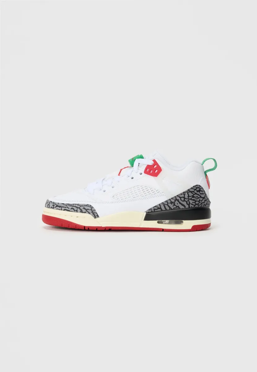 JORDAN SPIZIKE LOW UNISEX - Sneaker low - white/varsity red/coconut milk/black/classic green