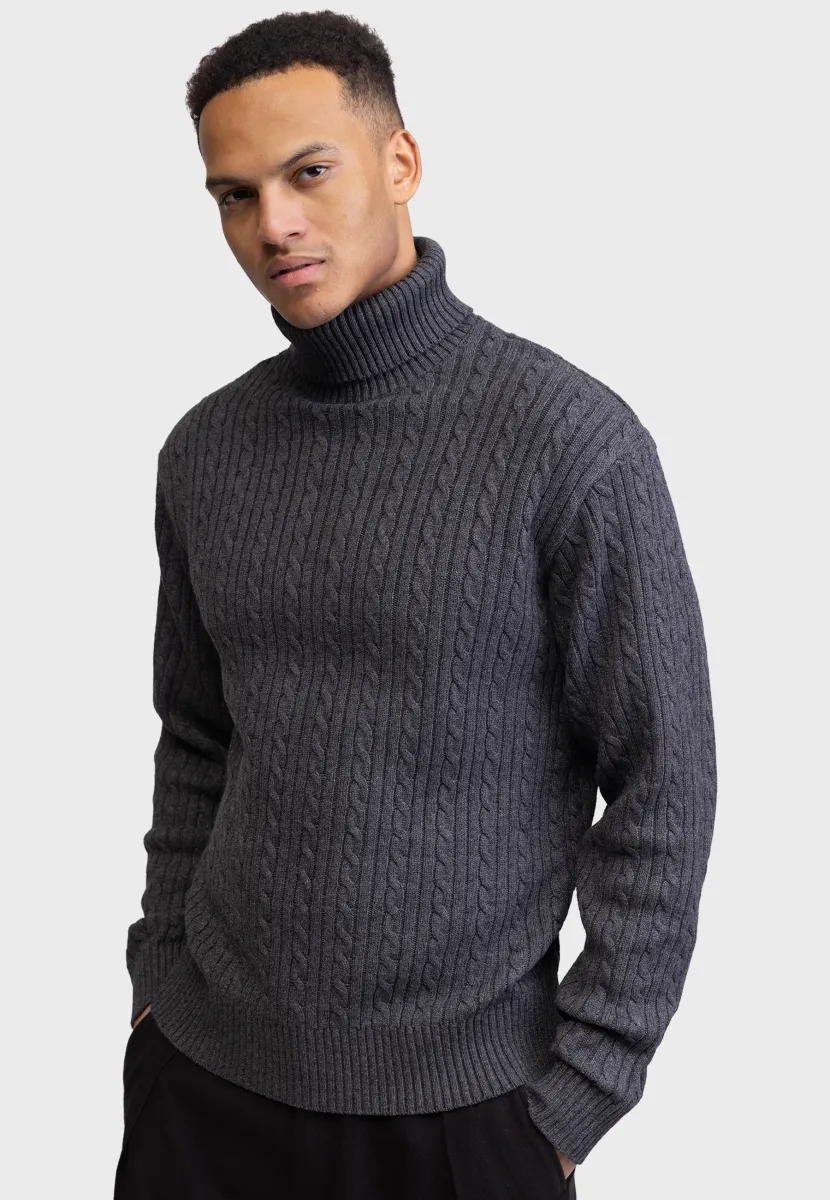 JORDAN  - Strickpullover - dark grey