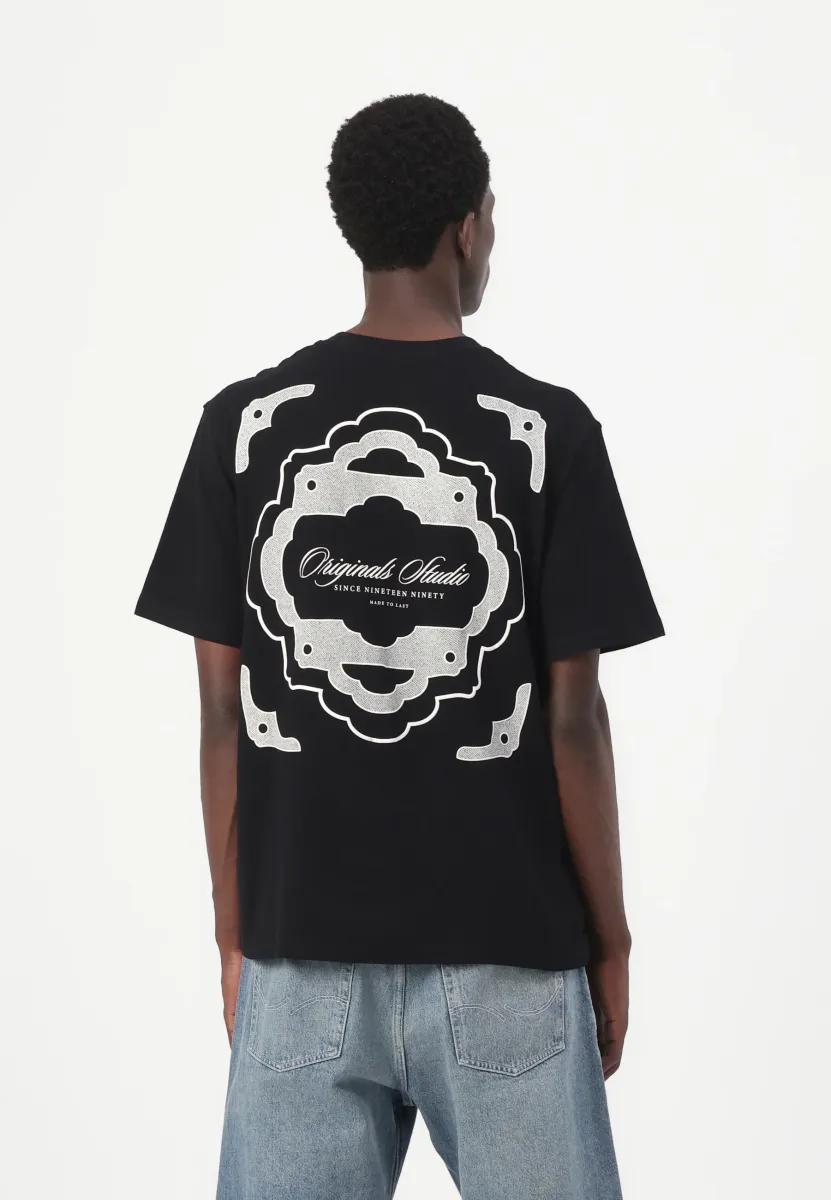 JORDIA GRAPHIC BACK TEE  - T-Shirt print - black