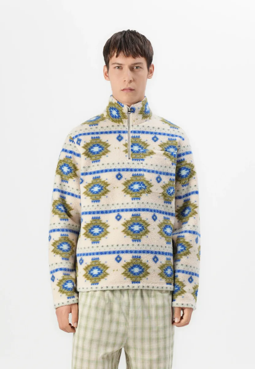 JORIBIZA HALF ZIP - Fleecepullover - taupe