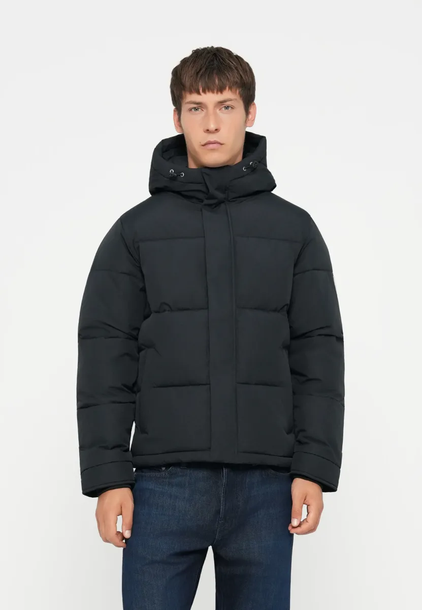 JORINWOOD HOOD PUFFER - Winterjacke - black