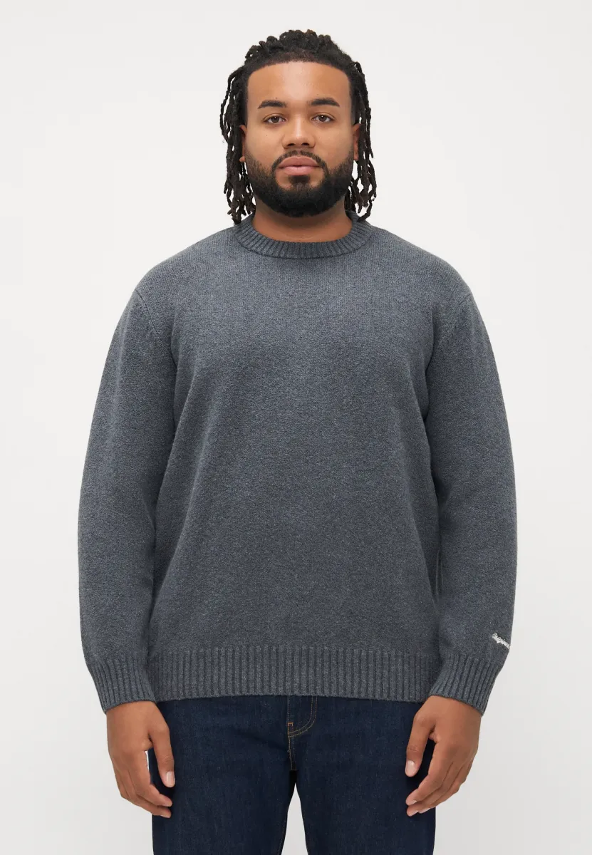JORNORREBRO CREW NECK  - Strickpullover - dark grey melange