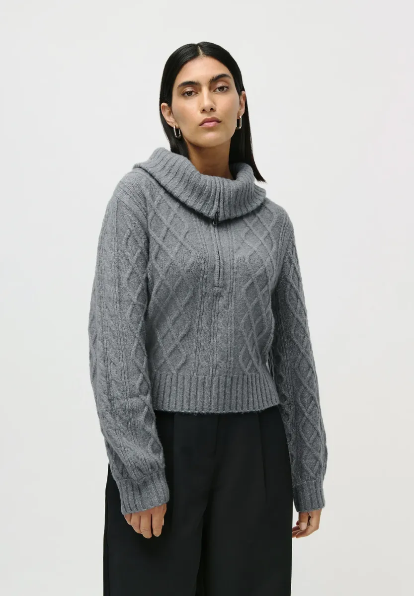 JOSEFINA  - Strickpullover - gey melange