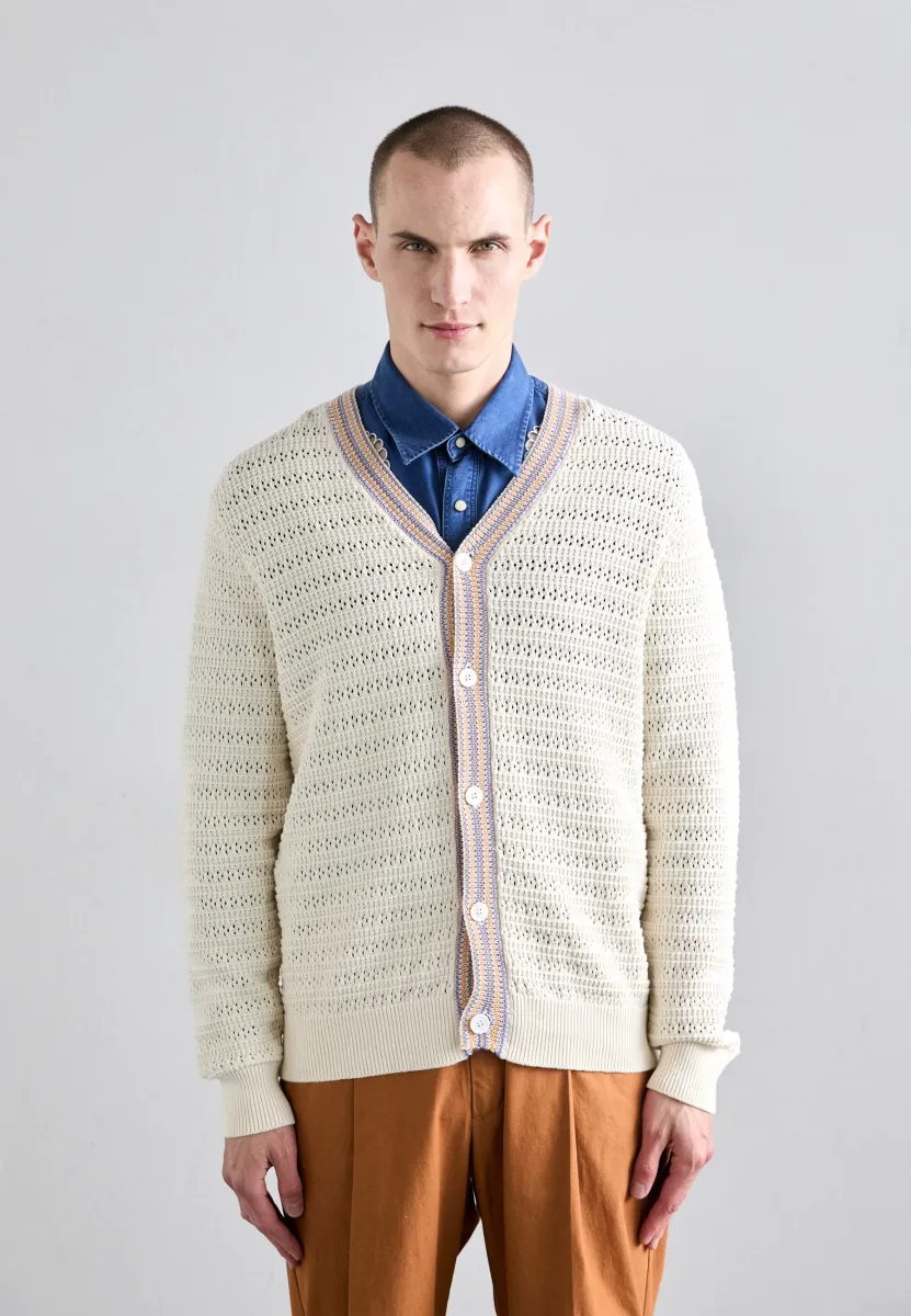 JOSH CARDIGAN - Strickjacke - ivory