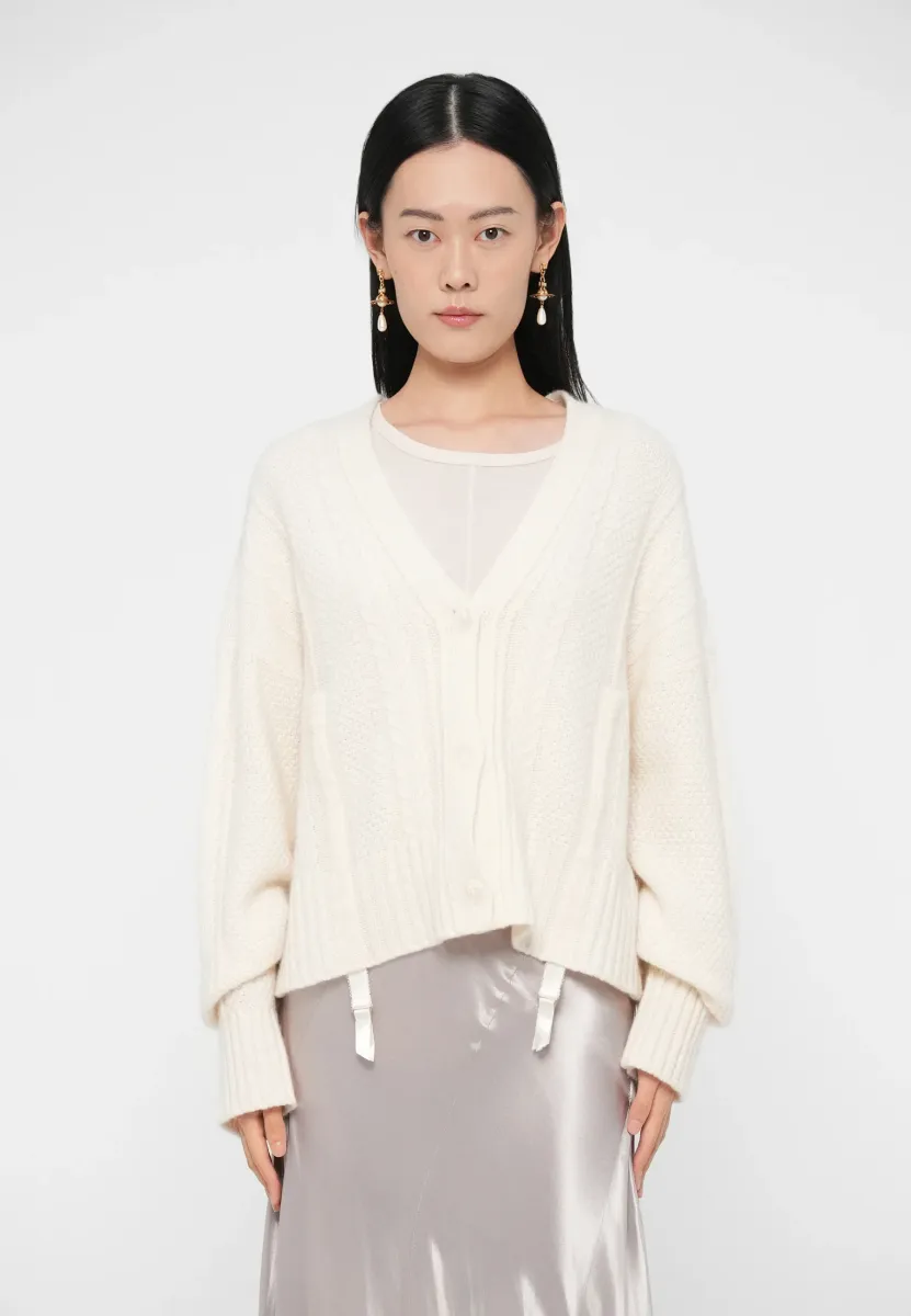 JOSIE CARDIGAN - Strickjacke - ivory