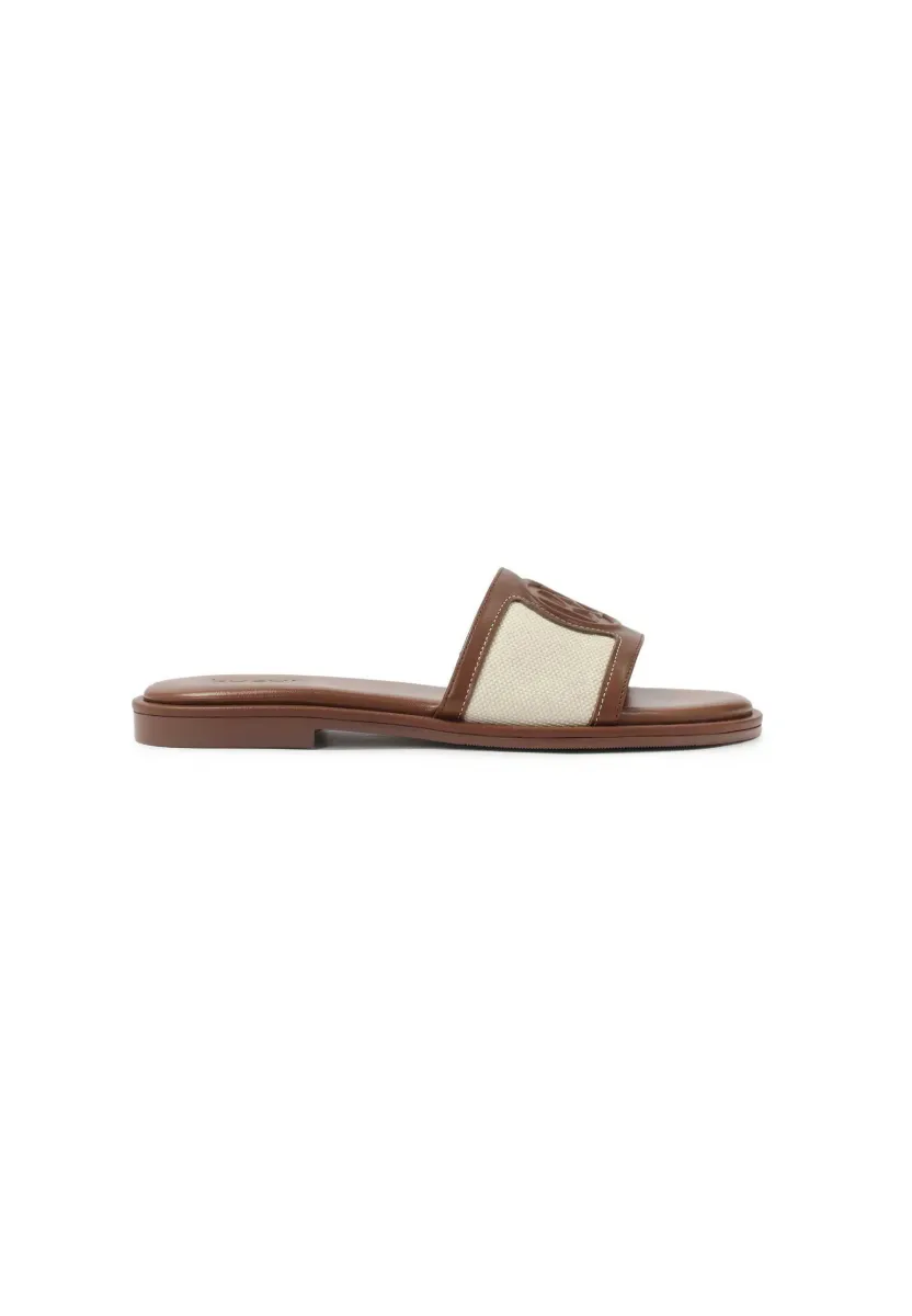 JOVITE - Pantolette flach - brown