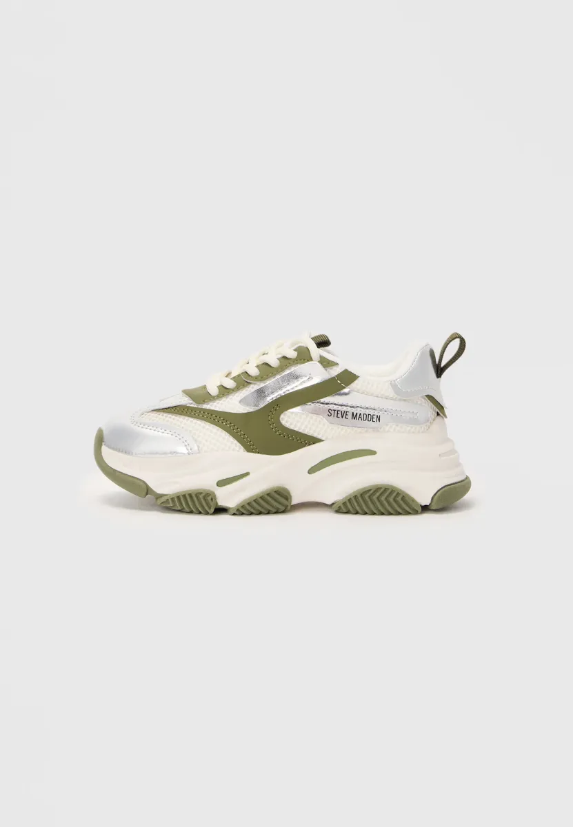 JPOSSESSION - Sneaker low - silver-coloured/olive