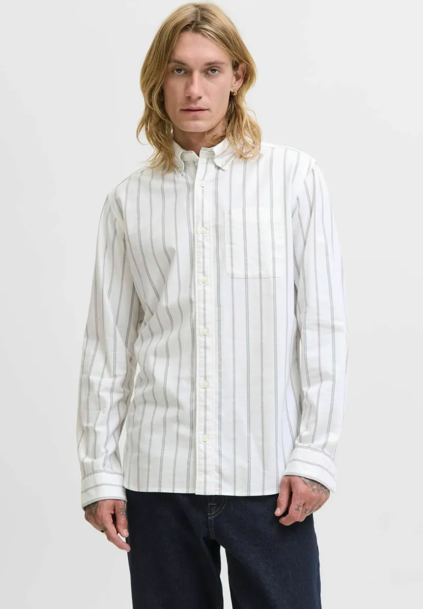 JPRBLUBROOK OXFORD  NOOS - Hemd - cloud dancer