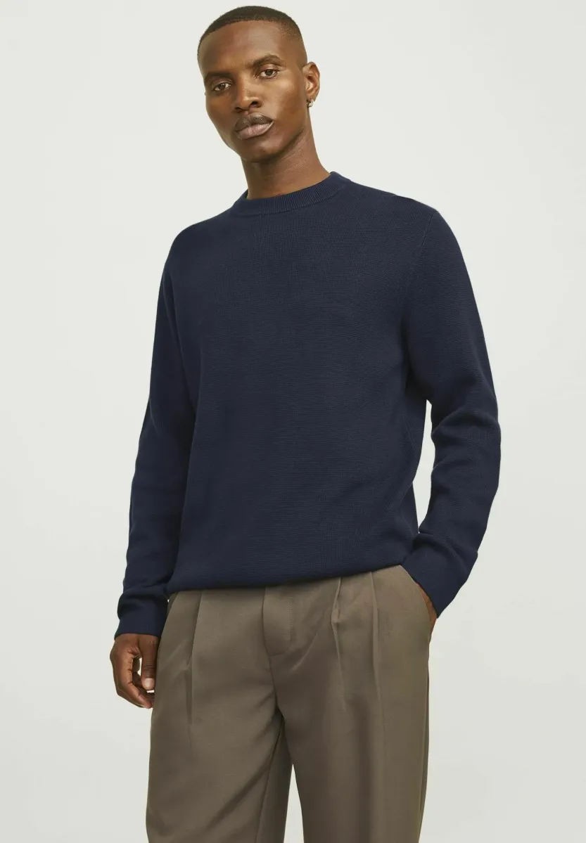 JPRMARK CREW NECK - Strickpullover - night sky