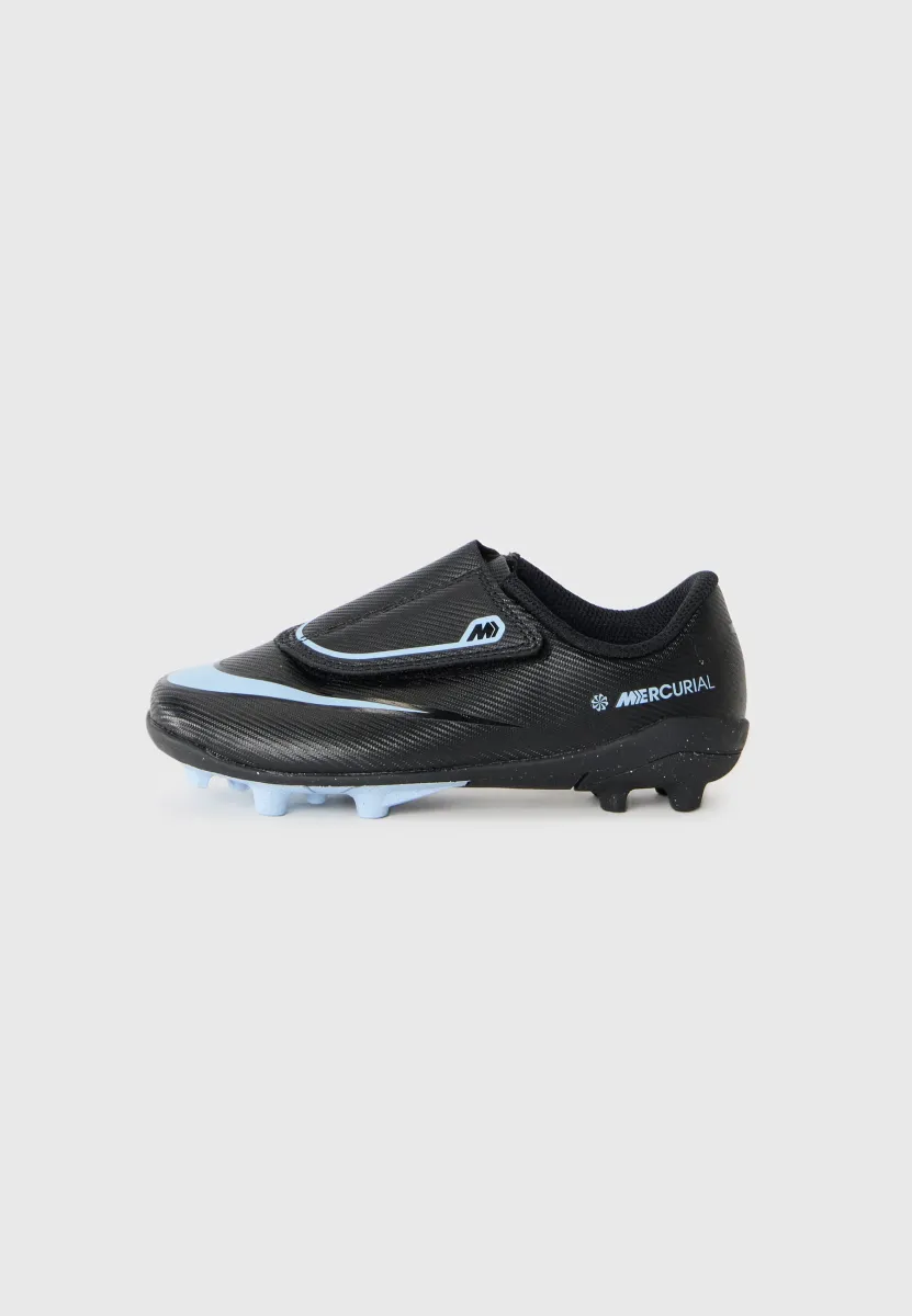 JR VAPOR 16 CLUB MG UNISEX - Rasen-Fußballschuhe - black/ice blue