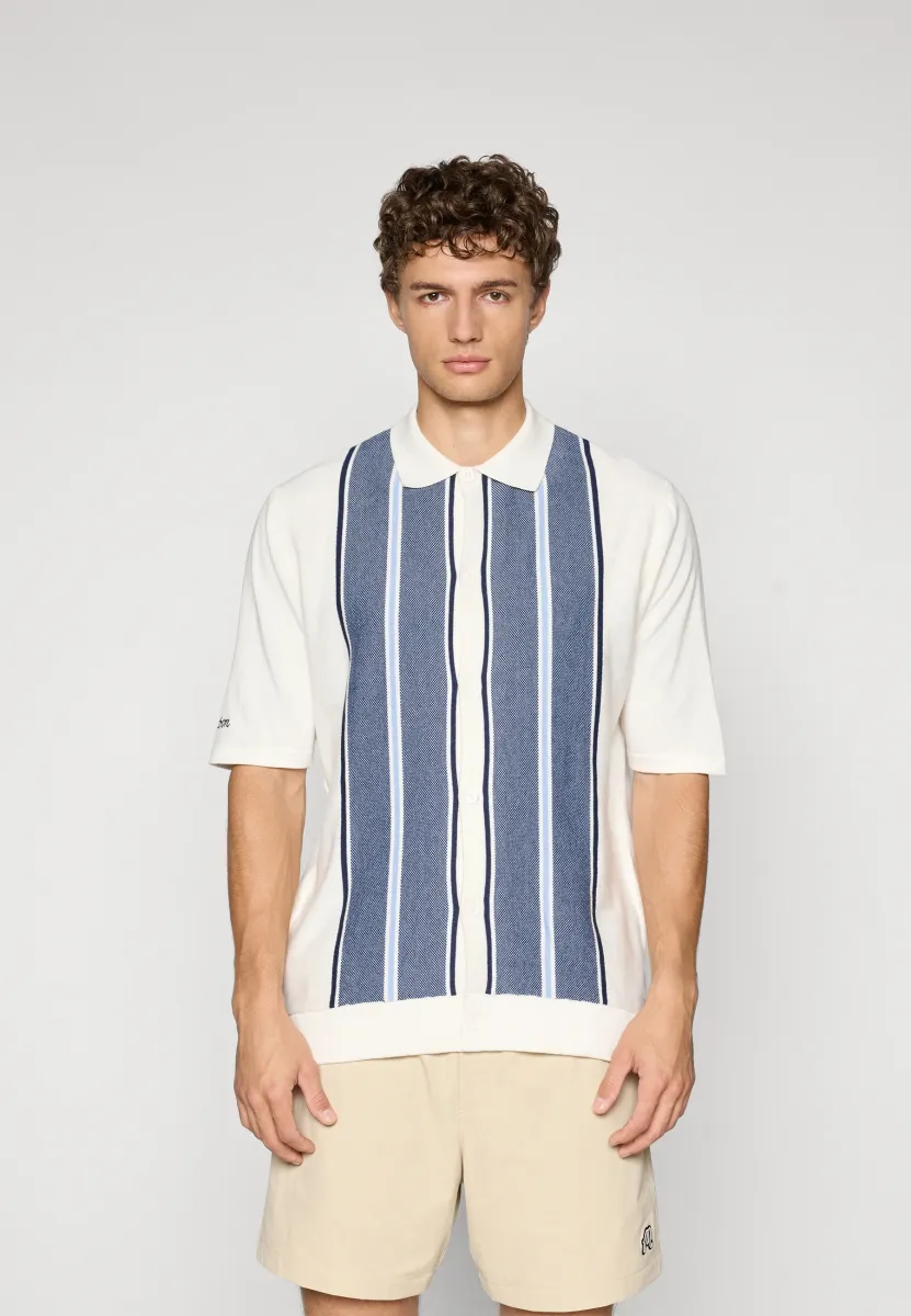 JUDE  - Poloshirt - white/navy