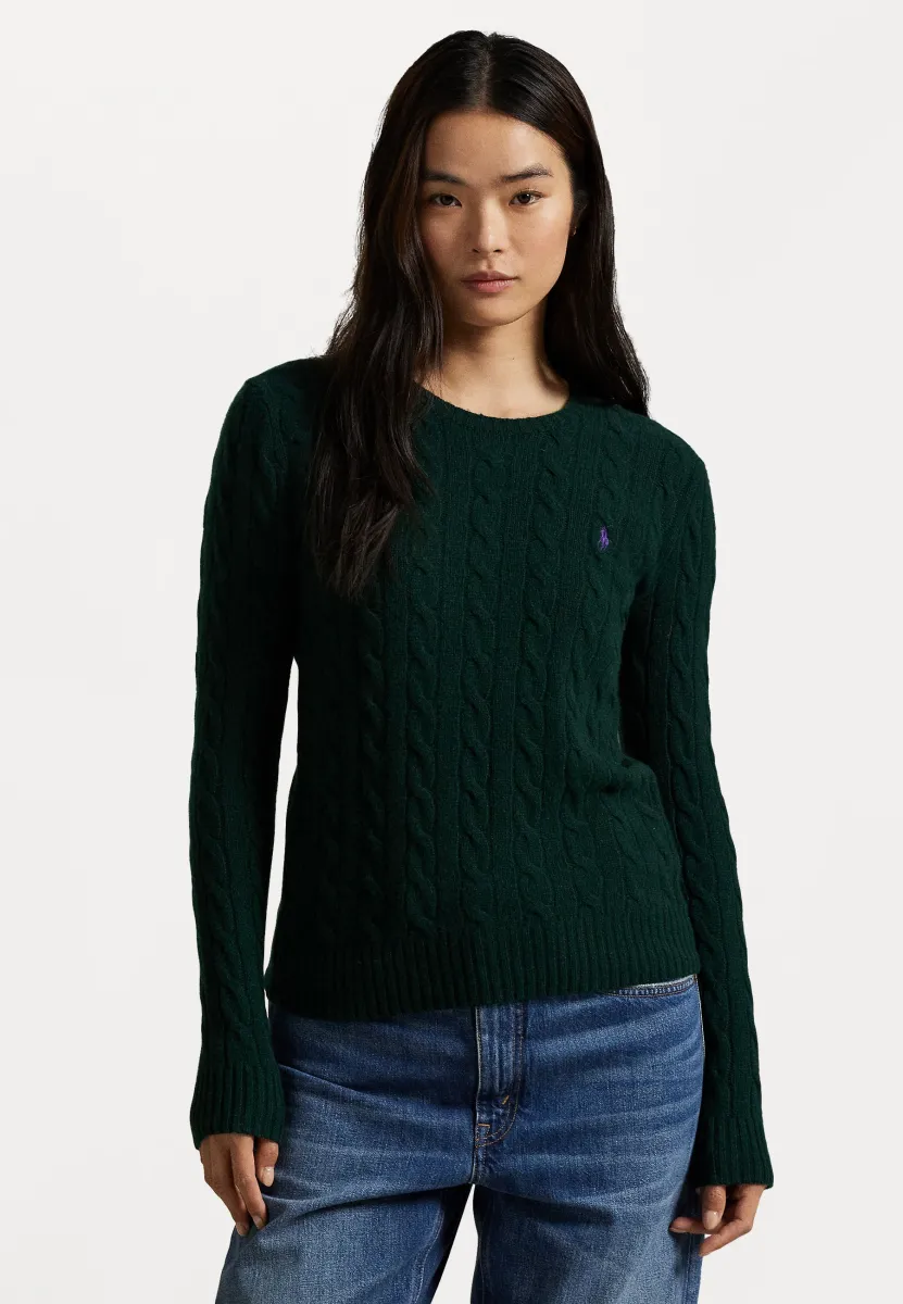JULIANNA LONG SLEEVE PULLOVER - Strickpullover - college green