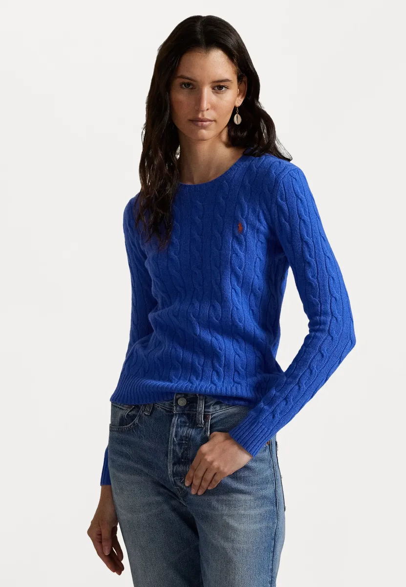 JULIANNA LONG SLEEVE PULLOVER - Strickpullover - lapis blue