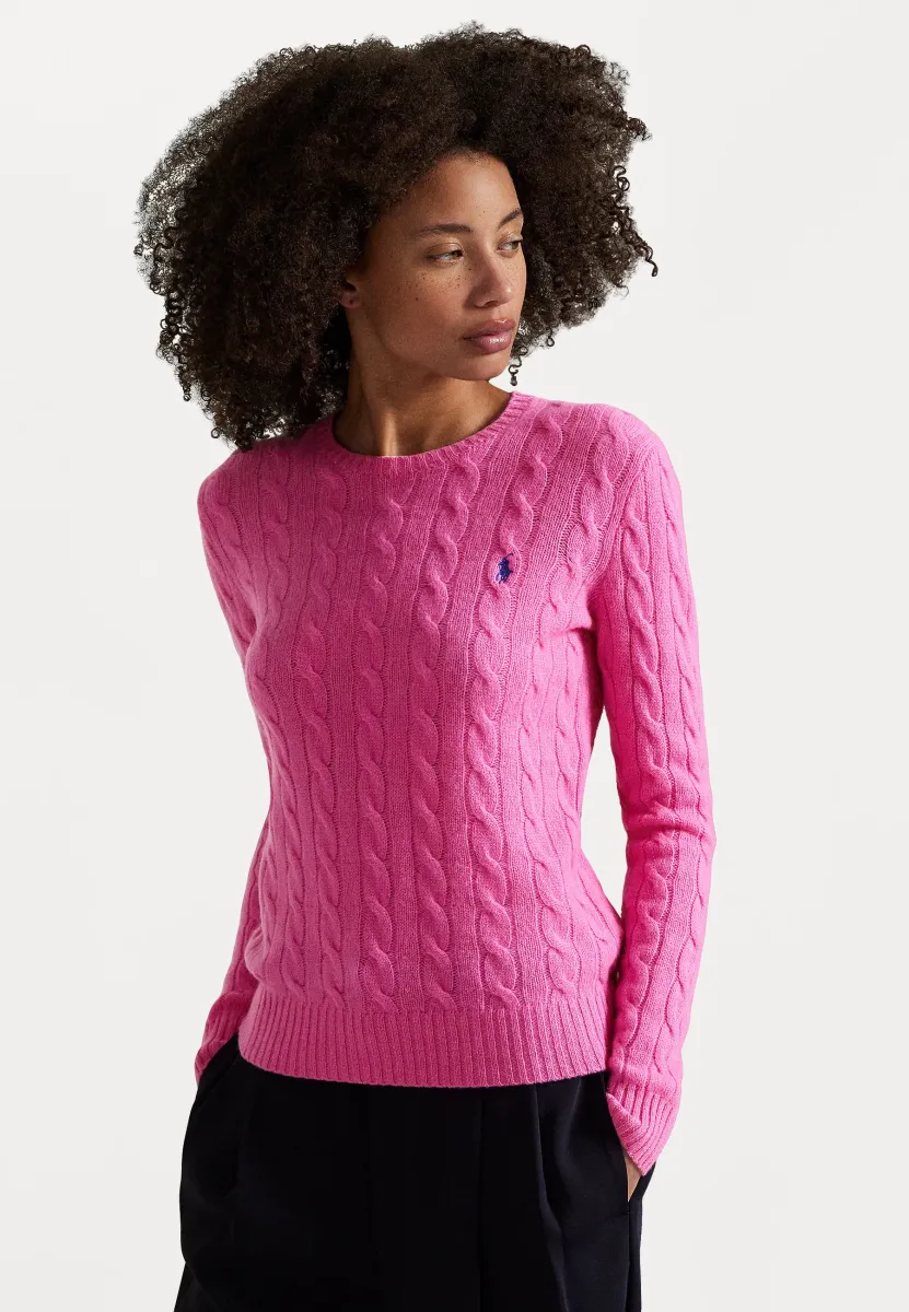 JULIANNA LONG SLEEVE PULLOVER - Strickpullover - pink lace