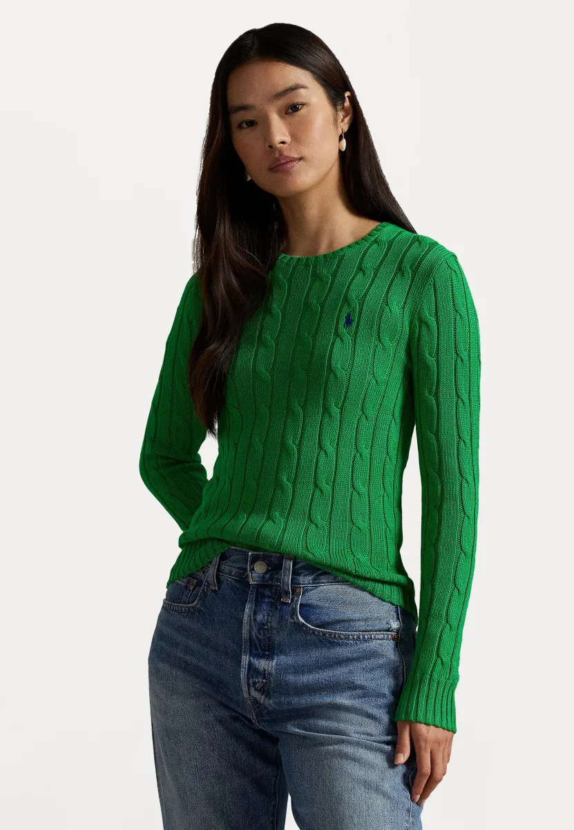 JULIANNA LONG SLEEVE PULLOVER - Strickpullover - preppy green