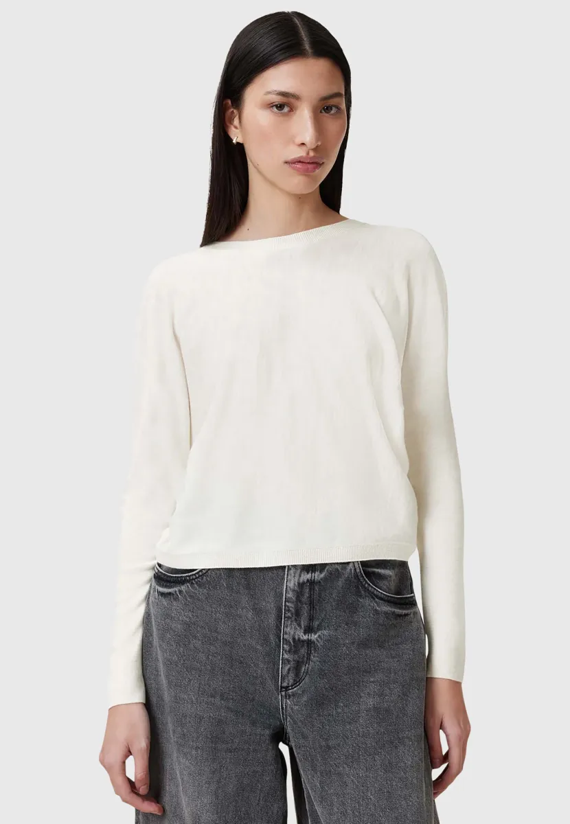 JULIEANA WRAP - Strickpullover - chalk white