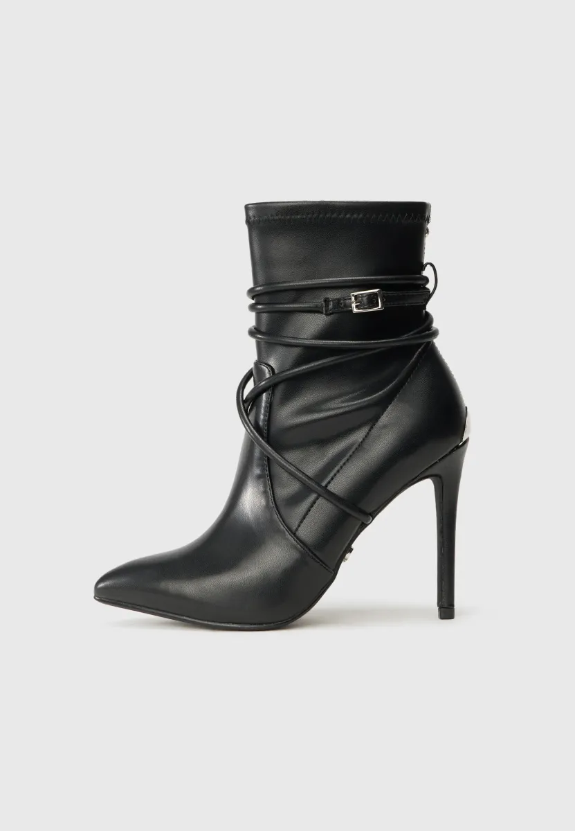 JULIET STR - High Heel Stiefelette - black