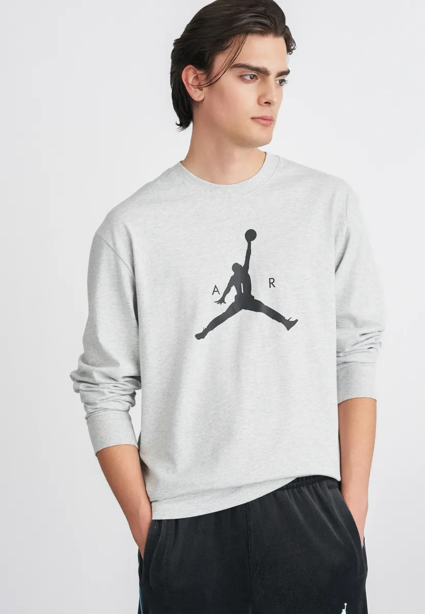 JUMPMAN - Langarmshirt - grey heather/black
