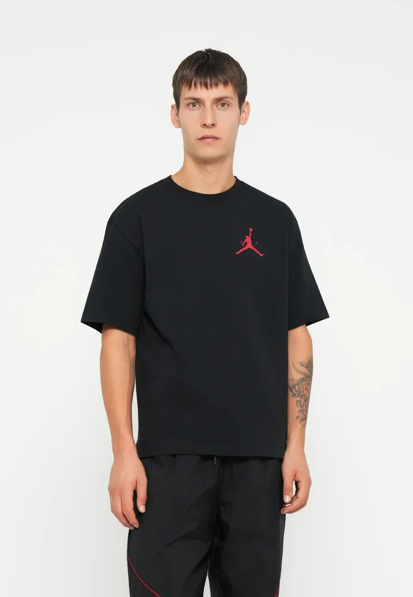 JUMPMAN TEE - T-Shirt basic - black/gym red