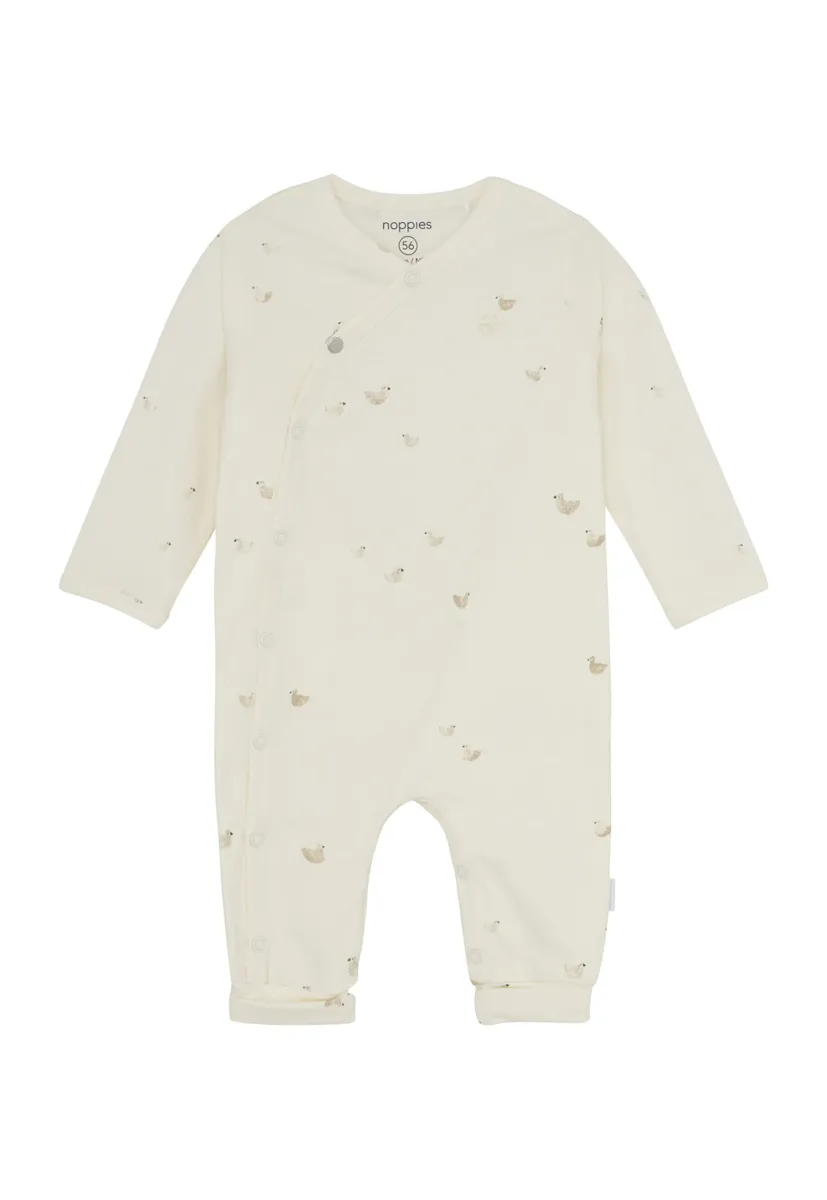 Jumpsuit - animals pattern off white