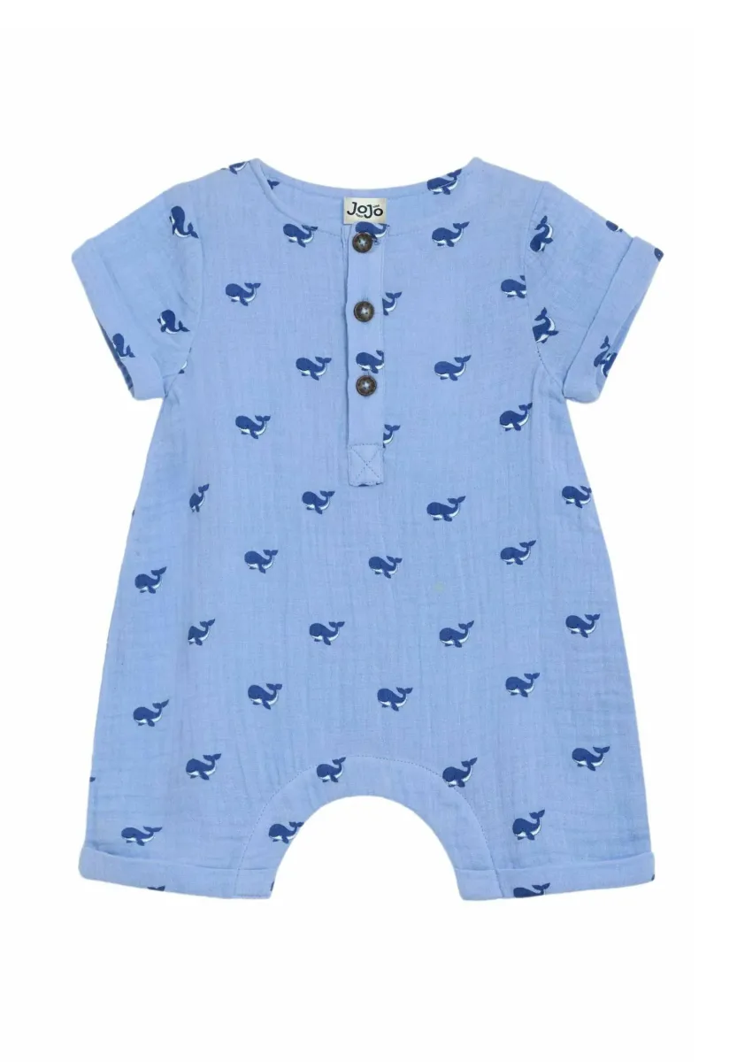 Jumpsuit - blue whale