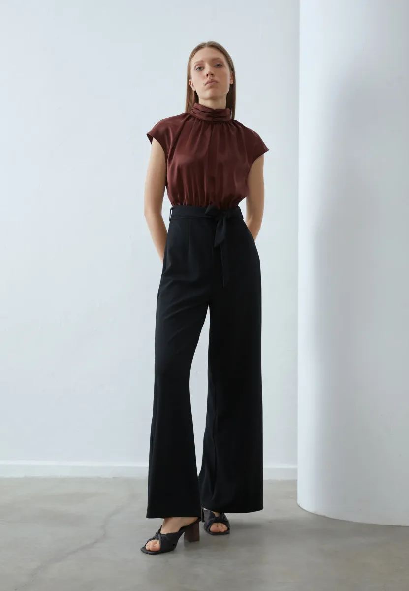 Jumpsuit - brown/dark blue
