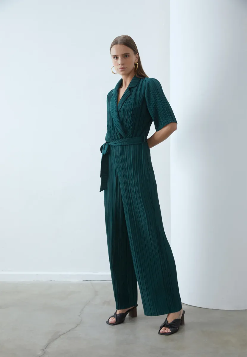 Jumpsuit - dark green