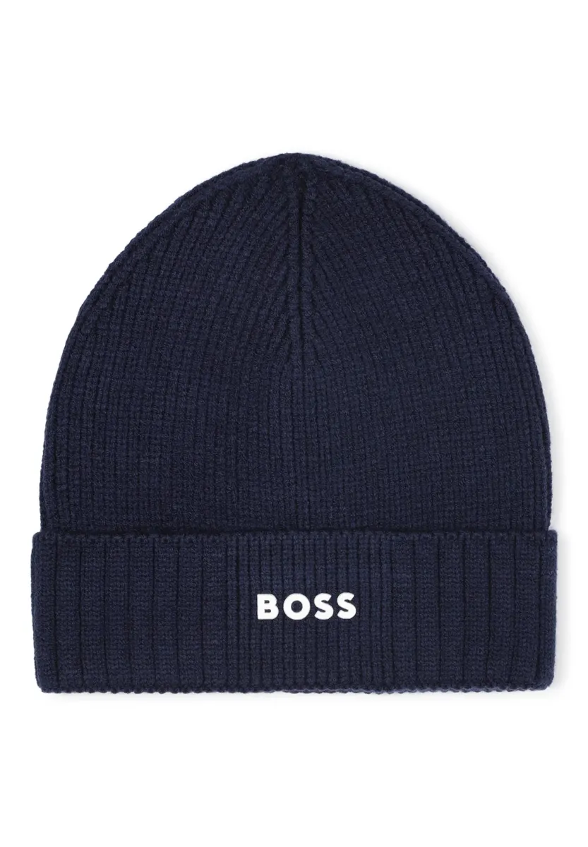 JUNIOR PULL ON HAT - Mütze - navy