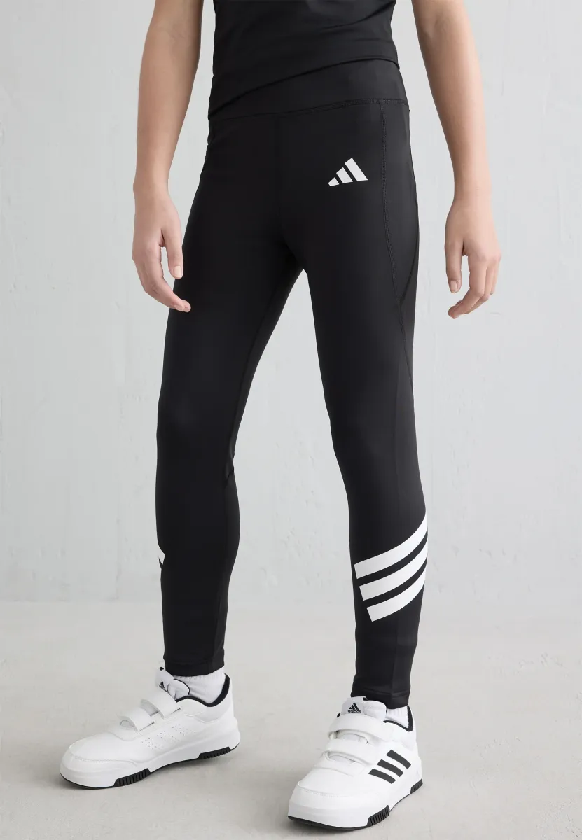 JUNIOR UNISEX - Tights - black/white