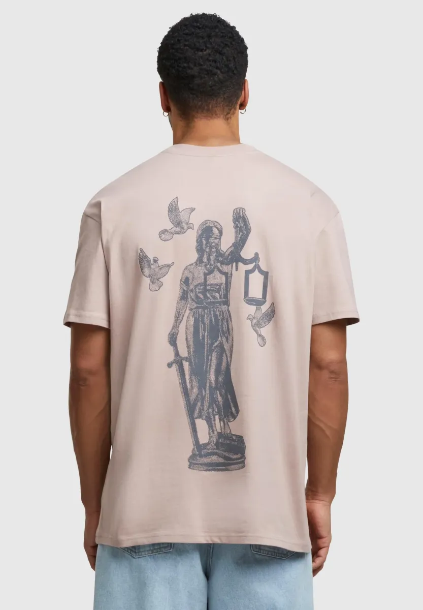 JUSTICE OVERSIZE  - T-Shirt print - duskrose