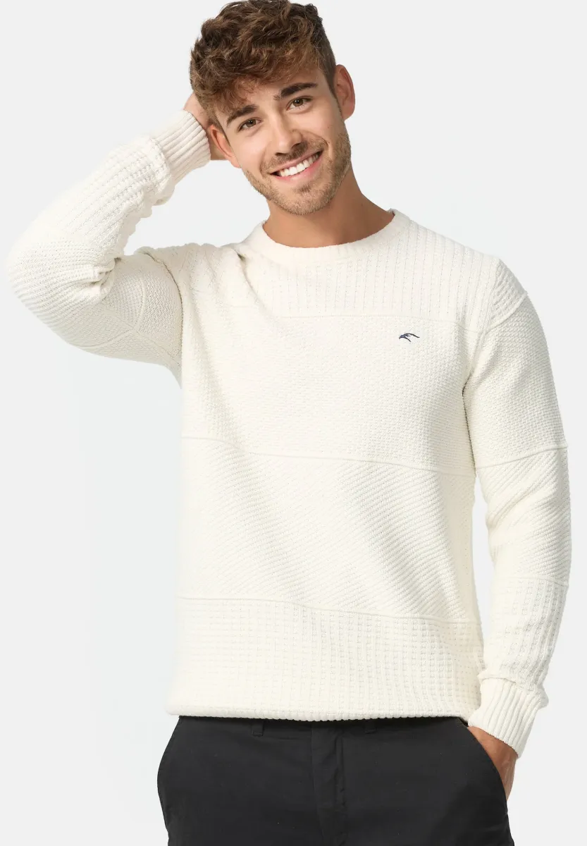 JUSTICE - Strickpullover - white asparagus