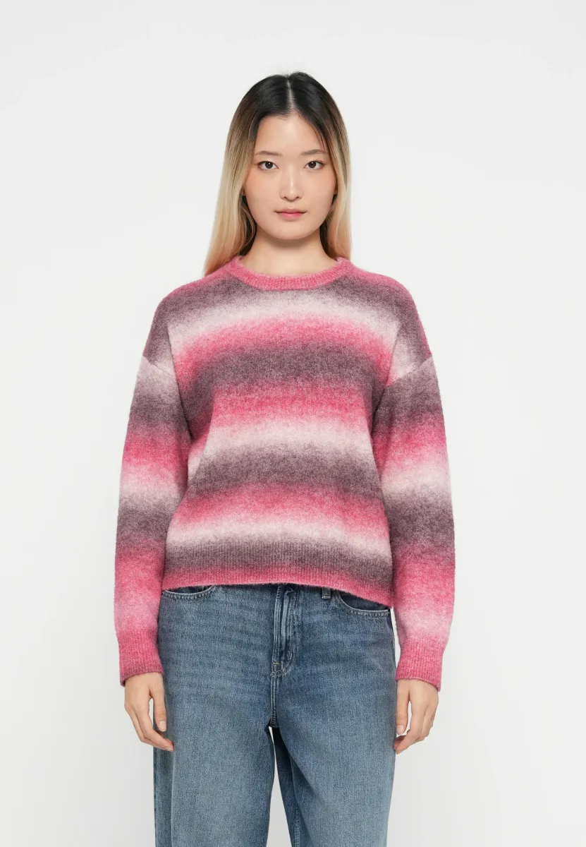 JXAMIRA CREW NECK - Strickpullover - barberry