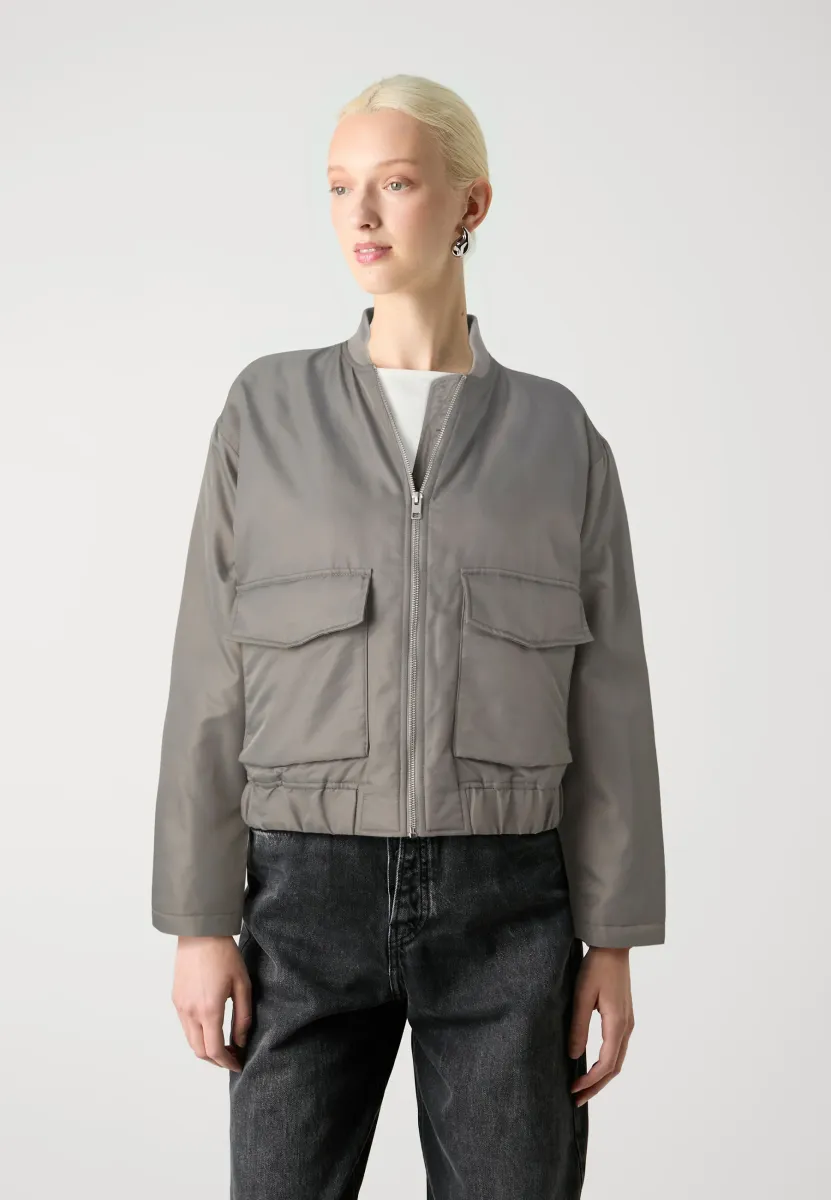 JXCAREN PADDED - Bomberjacke - gray